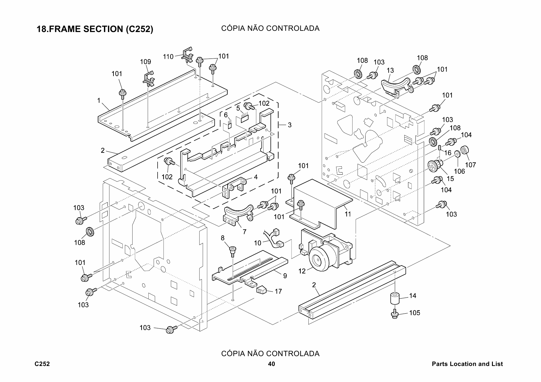 RICOH Aficio JP-730 735 C252 C261 Parts Catalog-4.